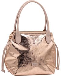Gabor - Bags Granada metallic Shopper Umhängetasche Reißverschluss Mittelgroß Rosa - Lyst
