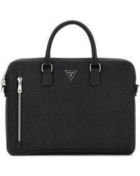 Guess - HMTOGRP5247BLA TORINO BRIEFCASE BLACK Size One Size - Lyst