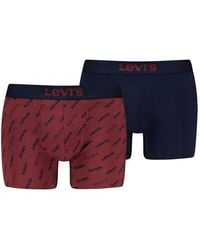 Levi's - Levis Logo Aop Boxer Brief Organic Co 2p - Lyst