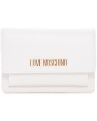 Love Moschino - Moschino Borsa donna Love tracolla in ecopelle bianco BS23MO12 JC4095 Piccola - Lyst