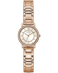 Guess - Melody Ladies Rose Gold Watch Gw0468l3 - Lyst