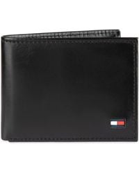 Tommy Hilfiger - Men's Genuine Leather Slim Passcase Wallet - Lyst