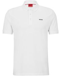 HUGO - S Polo Shirt White Xs - Lyst