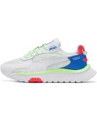 PUMA - Wild Rider Spectra White/Bluemazing 10.5 D - Lyst