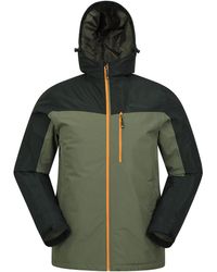 Mountain Warehouse - Brisk Ii Extreme Mens Waterproof Jacket - Breathable, Taped Seams, Padded - Best For Autumn, Winter Wet - Lyst