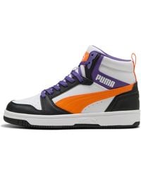 PUMA - Rebound V6 Mid Jr Sneaker - Lyst