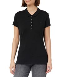 Tommy Hilfiger - Polo Shirt - Heritage Short Sleeve Slim Polo Shirt - Masters Black - Size - Lyst