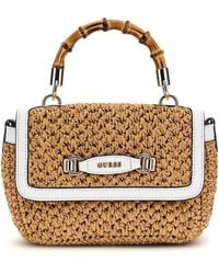 Guess - Bag Hwwg923220 Ntw Nature/white - Lyst