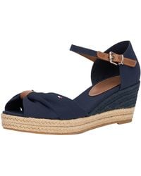 Tommy Hilfiger - Basic Open Toe Mid Wedge Espadrille - Lyst