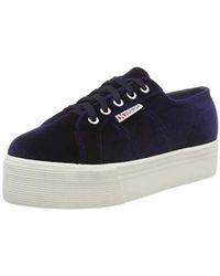 White Superga 2750 Macramew Women/’s Low-Top Sneakers Low-Top Sneakers 7.5 UK 41.5 EU White