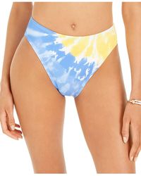 Michael Kors - Michael Vintage Tie-dye High Leg Bikini Bottoms Multi Saffron Xs - Lyst