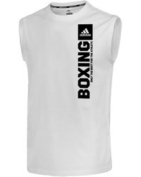 adidas - Community Vertical Mouwloos T-shirt - Lyst