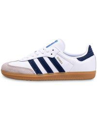 adidas samba og navy orange