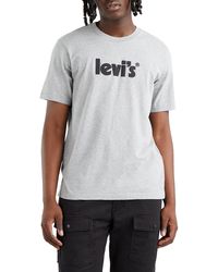 Levi's - Ss Relaxed Fit Tee Camiseta Hombre Poster Logo Mhg - Lyst