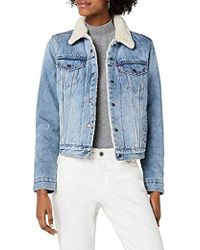 Levi's Damen Jeansjacke Original Sherpa Trucker - Blau