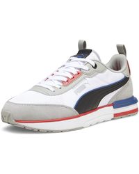 PUMA - Mens R22 Lace Up Sneakers Shoes Casual - White, White, 9.5 - Lyst