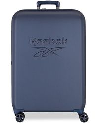 Reebok - Franklin Medium Suitcase Blue 49x70x27cm Hard Abs Closure Tsa 72l 3.8kg 4 Double Wheels By Joumma Bags - Lyst
