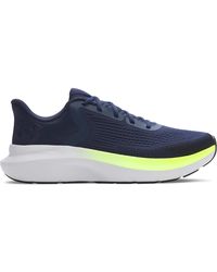 Under Armour - Rogue 5 Hardloopschoenen Voor Washed Marineblauw High Vis Geel Zwart - Lyst