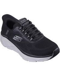 Skechers - D'lux Walker 2.0 Rezinate Hands Free Slip-on Sneakers Voor - Lyst