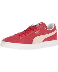 red suede pumas for sale