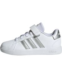 adidas - Grand Court Elastic Lace And Top Strap Shoes Sneakers -kind - Lyst