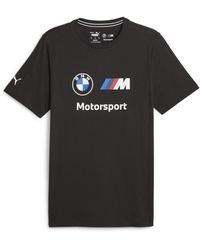 PUMA - T-Shirt con Logo BMW M Motorsport Ess XXS Black - Lyst