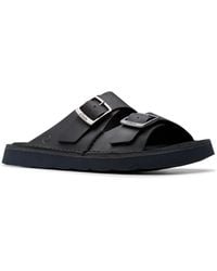 Clarks - Solsbury Strap Slide Sandal - Lyst