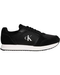Calvin Klein - Runner Sneaker Hombre Retro Sock Lace Up con Logotipo - Lyst