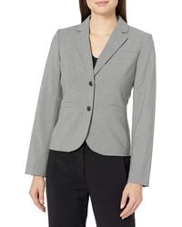 Calvin Klein - Petite Two Button Lux Blazer - Lyst