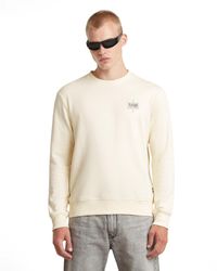 G-Star - Logo Regular Long Sleeve Sweater - Lyst