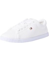Tommy Hilfiger - Flag Lace Up Sneaker Knit Fw0fw08074 Cupsole - Lyst