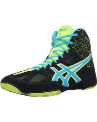 Asics Aggressor 5 Wrestling Shoes in Black for Men Lyst UK