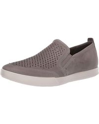 Ecco Collin 2.0 Slip On Sneaker in Grey for Men - Lyst