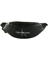 Calvin Klein - CKJ Monogram Soft Waistbag38 Black - Lyst