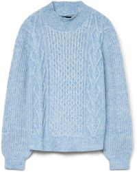 Vero Moda - Strickpullover VMUNIVERSE LS HIGHNECK PULLOVER GA - Lyst
