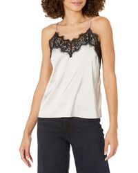 The Drop - Natalie V-neck Lace Trimmed Camisole Tank Top - Lyst
