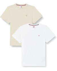 Tommy Hilfiger - Tjm Xslim 2pack Jersey Tee Ext Dm0dm15381 S/s T-shirt - Lyst