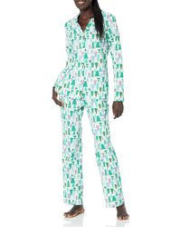 Amazon Essentials - Ensemble pantalon de pyjama et chemise en flanelle à manches longues boutonnés sur le devant - Lyst