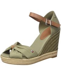 Tommy Hilfiger - Chaussures Semelles Compensées Espadrilles Talon Compensé - Lyst