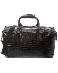 Ted Baker - Fabiio Croc-embossed Leather Holdall Bag - Lyst