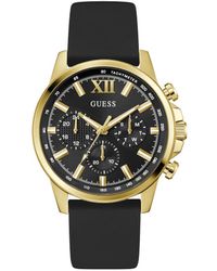 Guess - Orologio Multi-quadrante al Quarzo da Uomo con Cinturino in Silicone GW0913G2 - Lyst