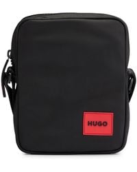 BOSS by HUGO BOSS - Reporter Bag With Red Rubber Logo Label - Lyst