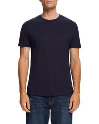 Esprit - T-shirt Met Ronde Hals Van Pima-katoenen Jersey - Lyst