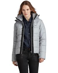 G-Star RAW - Meefic Hooded Padded Giacca Donna - Lyst