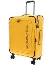 Mandarina Duck - Eco Coated Exp Trolley M Duck Yellow - Lyst