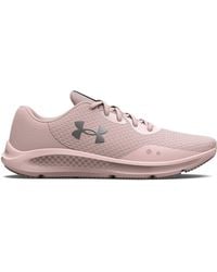Under Armour - Charged Pursuit 3 Trainers S Runners Pink Silver - Lyst