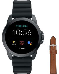 Montre connectée 6ème génération en cuir, brune - FTW4062 - Fossil |  Salesforce Commerce Cloud | 3.1.0-2022-02-16-420