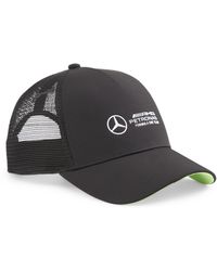 PUMA - Mercedes-AMG Petronas Motorsport Trucker Cap - Lyst