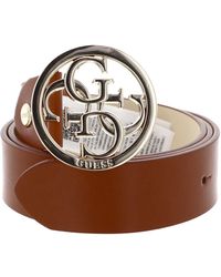 Guess - Adjustable Belt W85 Cognac - kürzbar - Lyst
