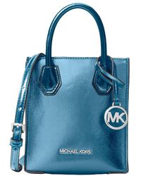 Michael Kors - Mercer Extra-small Patent Crossbody Bag Handbag - Lyst